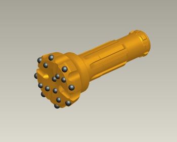 ZRQ165-DHD350 high wind pressure down-the-hole drill bit