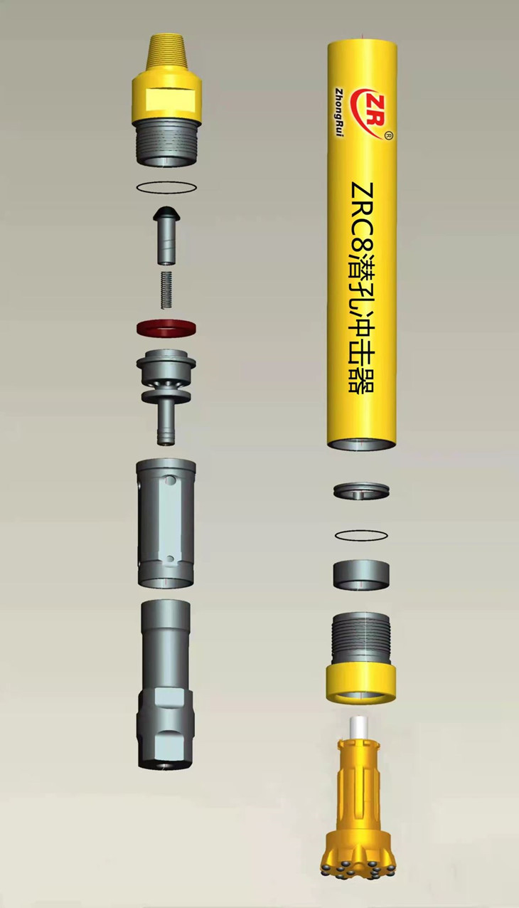 ZRC8高風壓潛孔沖擊器